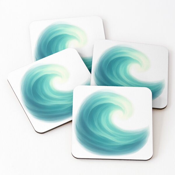 Item preview, Abstract Ocean Wave - Fluid Serenity Tee designed and sold by PufftailStudio.