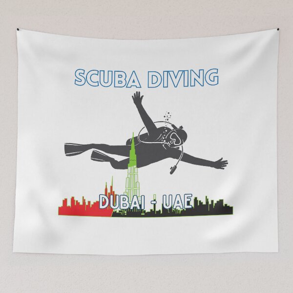 Item preview, Scuba Diving in Dubai - UAE designed and sold by FlyingTreg.