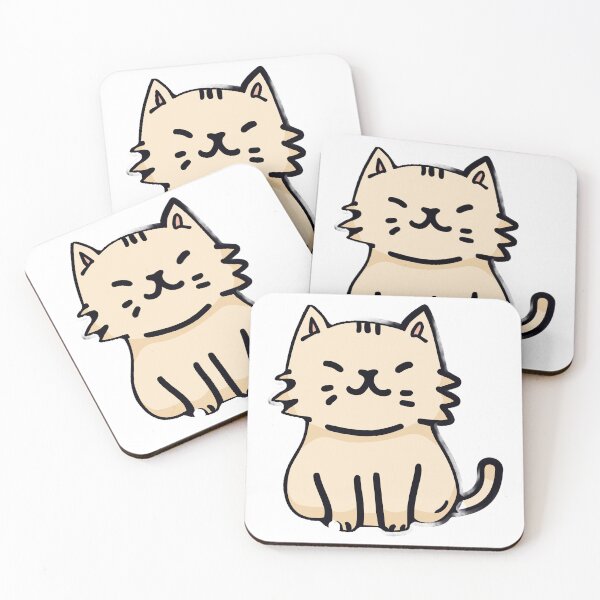 Item preview, Dibujo de gato lindo designed and sold by MinezJi15.