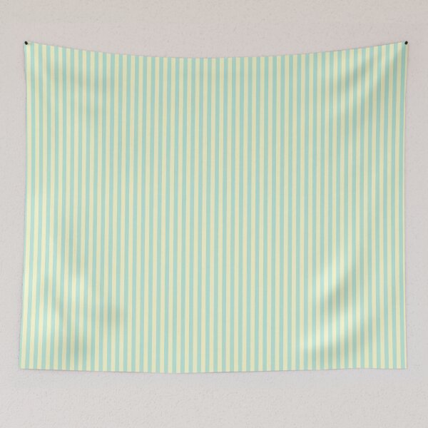 Item preview,  Classic design of vertical stripes - mint green and cream designed and sold by ahahdodo.
