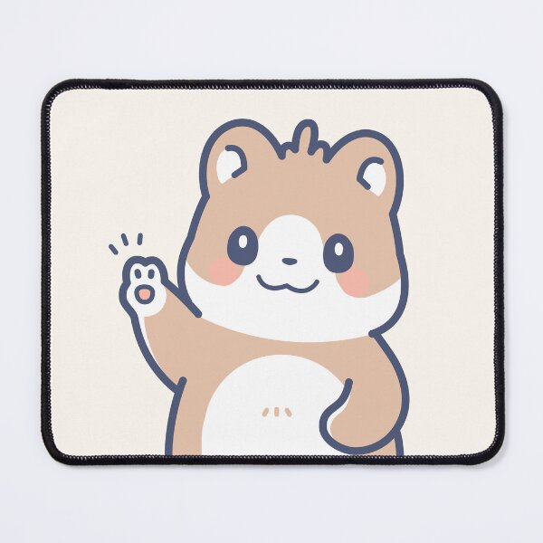 Item preview, Cute hamster makes a victory gesture designed and sold by sftz.