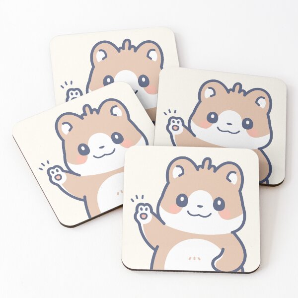 Item preview, Cute hamster makes a victory gesture designed and sold by sftz.