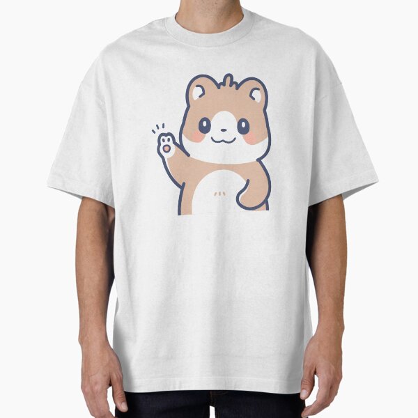 Item preview, Cute hamster makes a victory gesture designed and sold by sftz.