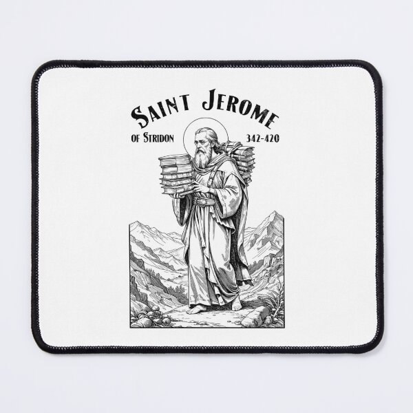 Item preview, Librarian Patron Saint Jerome Bookish Reader Librarians Book designed and sold by GrandeDuc.
