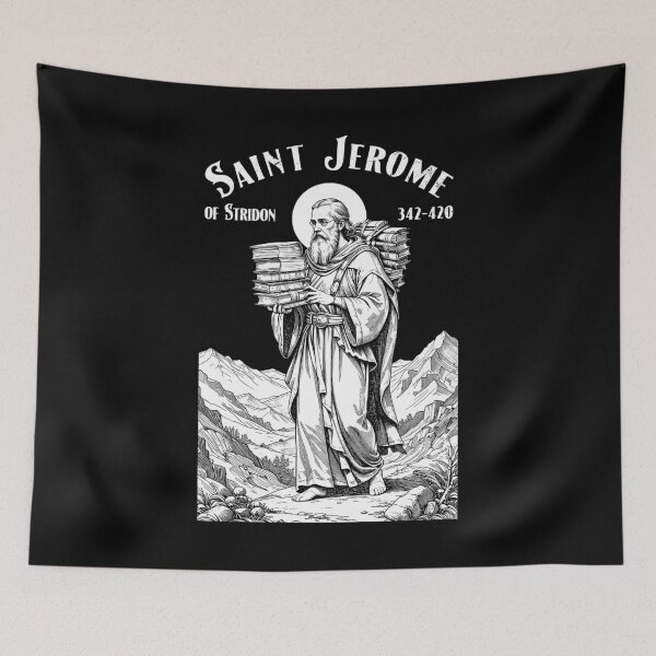 Item preview, Librarian Patron Saint Jerome Bookish Reader Librarians Book designed and sold by GrandeDuc.
