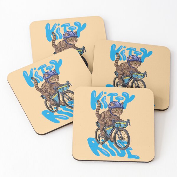 Item preview, Kitty Ride – Brown Cat on Gravel designed and sold by Badger-shop.