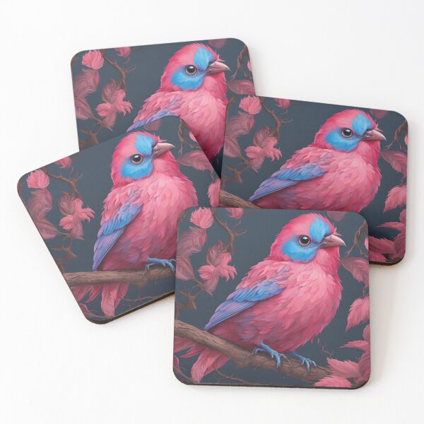 Item preview, Pink and Blue Bird  designed and sold by Diclebaybas.