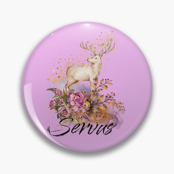 Item preview, Deer motif Servus Hello Oktoberfest designed and sold by MarthasHus.