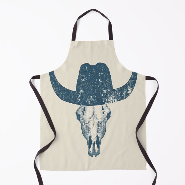 Item preview, Rustic Cowboy Skull with Hat – Western Wall Art designed and sold by ArgentoArt.