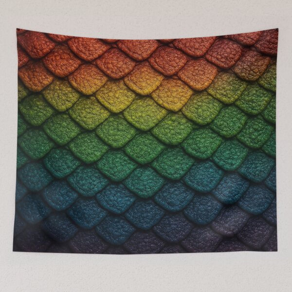 Item preview, Radiant Dragon Scales Of The Unseen designed and sold by Woven-myth.