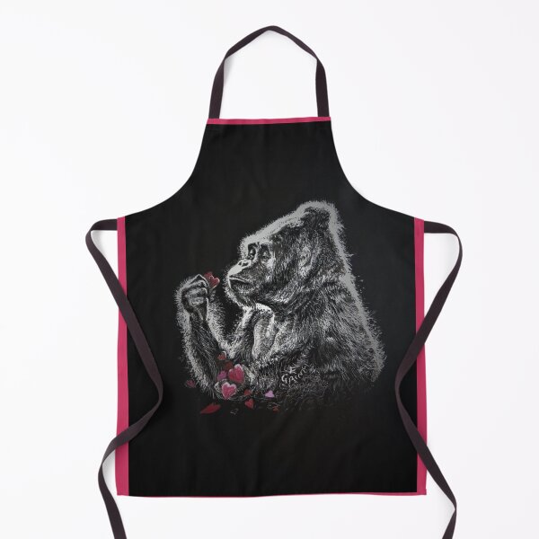Item preview, So Much Love - Gorilla and hearts designed and sold by LittleLiz.