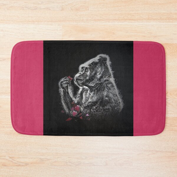 Item preview, So Much Love - Gorilla and hearts designed and sold by LittleLiz.