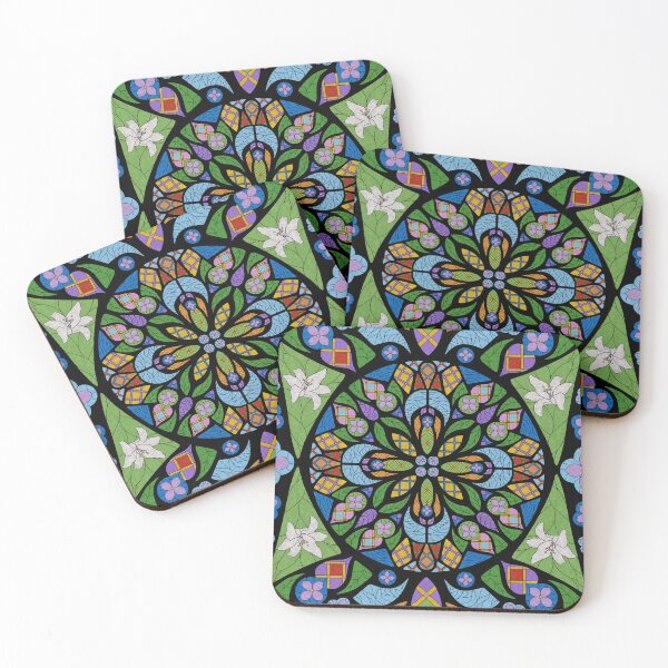 Item preview, Stained Glass Flowers designed and sold by Oneiromancer’s Trove .