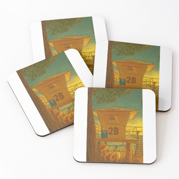 Item preview, Lifeguard Tower at Sunset | Peaceful Beach Moment - Tropical Ukiyo-e Style designed and sold by GEEEN.