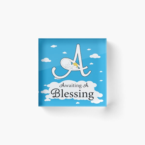 Item preview, Awaiting a Blessing Gender Neutral designed and sold by GordyGraphics22.