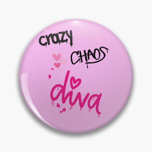 Item preview, Crazy Chaos Diva cute motif designed and sold by MarthasHus.