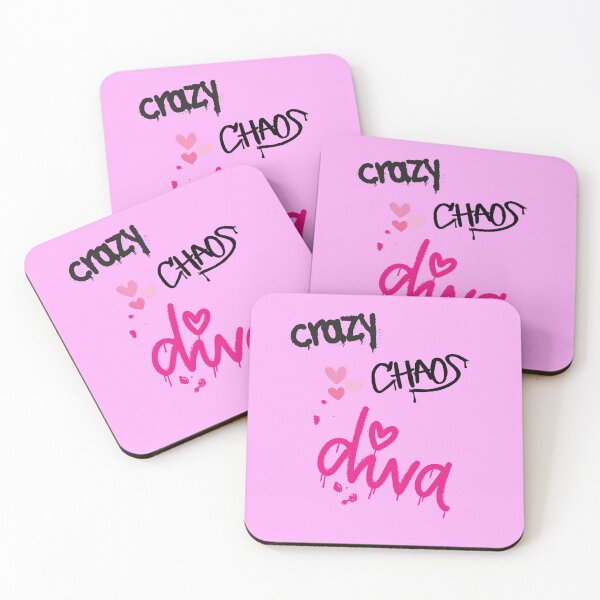 Item preview, Crazy Chaos Diva cute motif designed and sold by MarthasHus.