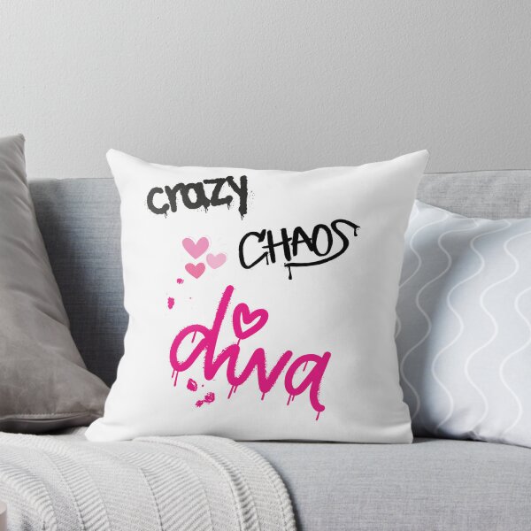 Item preview, Crazy Chaos Diva cute motif designed and sold by MarthasHus.