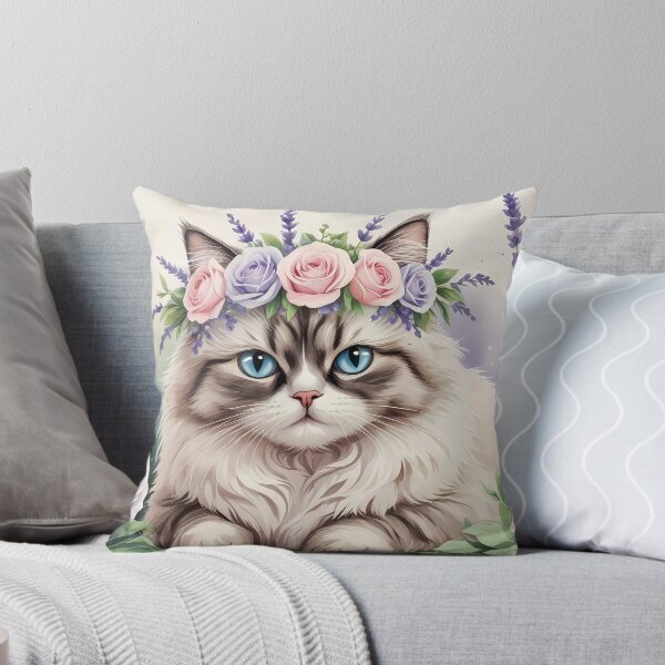 Item preview, Luna the Lazy Ragdoll | Queen of Cozy Corners designed and sold by WhiskerTales.