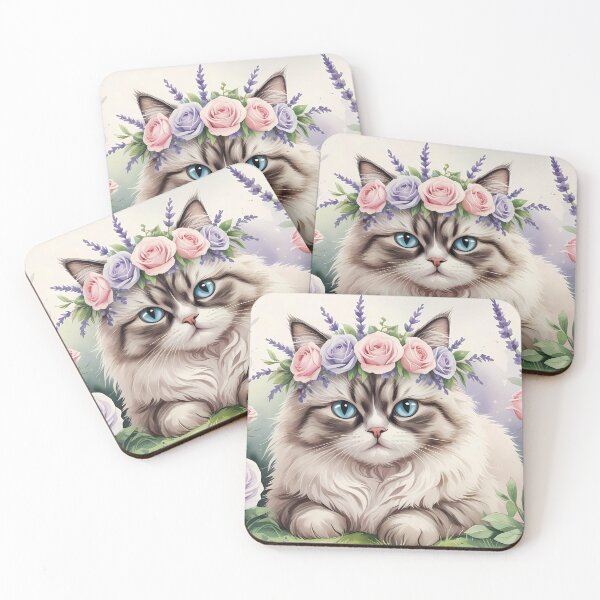 Item preview, Luna the Lazy Ragdoll | Queen of Cozy Corners designed and sold by WhiskerTales.