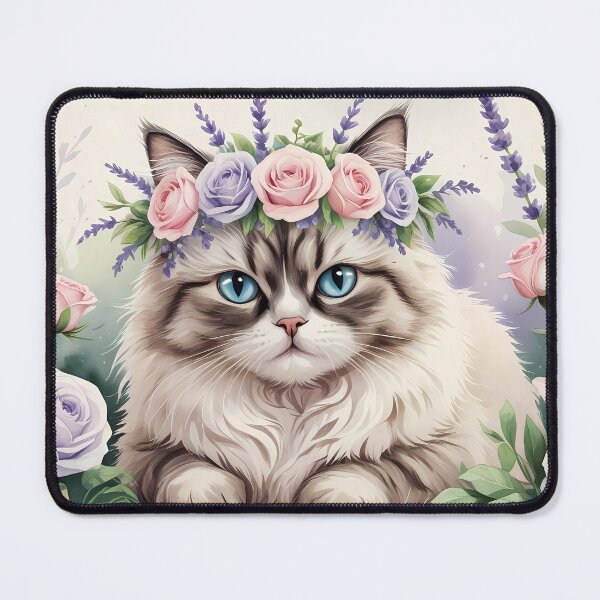 Item preview, Luna the Lazy Ragdoll | Queen of Cozy Corners designed and sold by WhiskerTales.