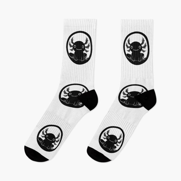 Item preview, Axolotl Black and White designed and sold by DerSenat.