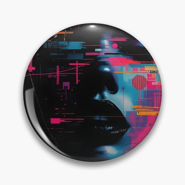 Item preview, Gliched Face Design Illustration Modern designed and sold by Erlin Rudho.