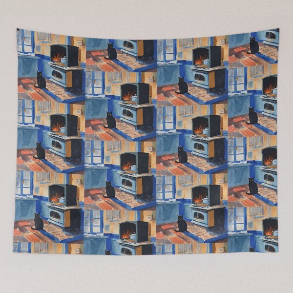 Item preview, Warm Kitchen Scene Print designed and sold by Diclebaybas.