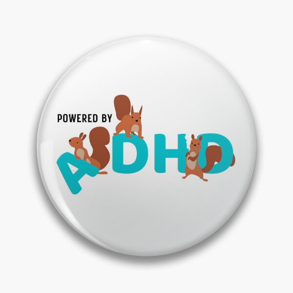 Artikelvorschau, Angetrieben von ADHS (und vielleicht Eichhörnchen) entworfen und verkauft von VeryADHD.