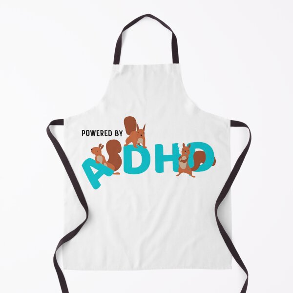 Item preview, Powered by ADHD (and maybe squirrels) designed and sold by VeryADHD.