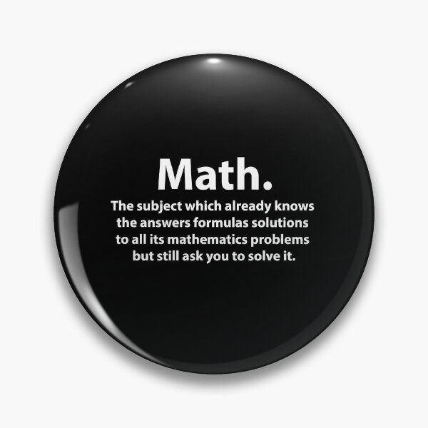 Item preview, Math Typography Funny Math designed and sold by Nisha Prabhu.