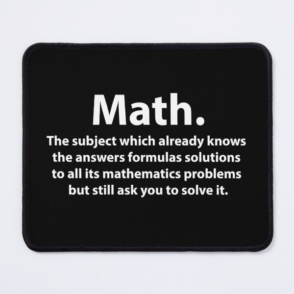 Item preview, Math Typography Funny Math designed and sold by Nisha Prabhu.