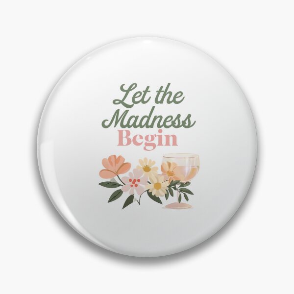 Item preview, Let the Madness Begin – Wedding Reception Print designed and sold by GoxyVision.