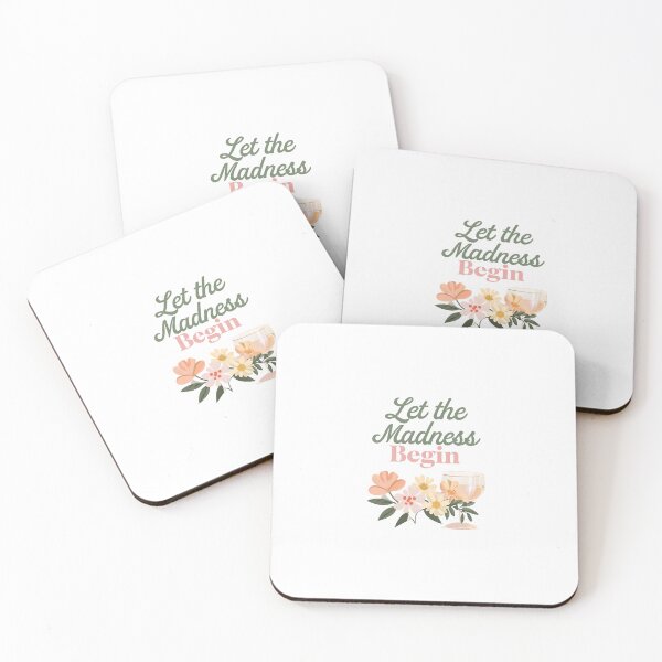 Item preview, Let the Madness Begin – Wedding Reception Print designed and sold by GoxyVision.