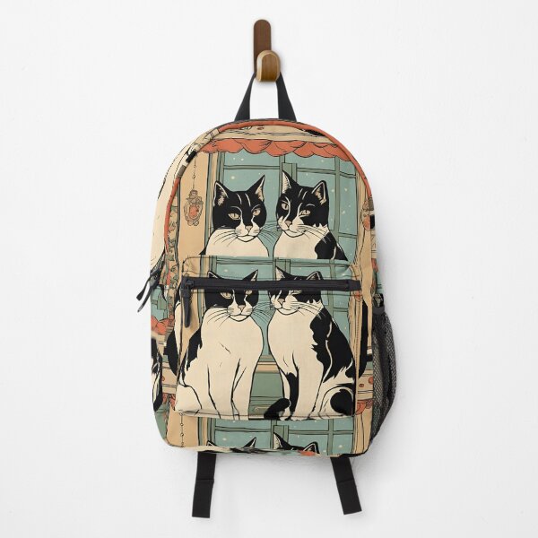 Item preview, Cat Pair in Cozy Setting Print designed and sold by Diclebaybas.