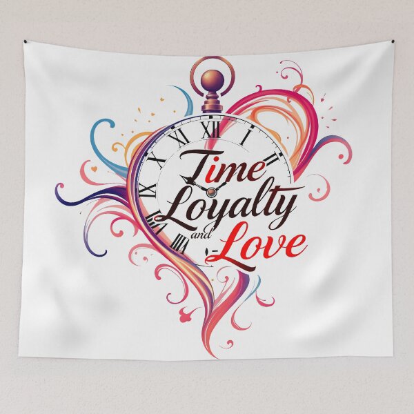 Item preview, Time Loyalty Love Emotional Intelligence Art Print designed and sold by FoxyJags.