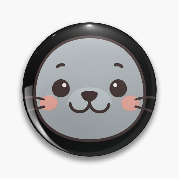 Item preview, Cute Harbor Seals content smile designed and sold by DamioPolArt.
