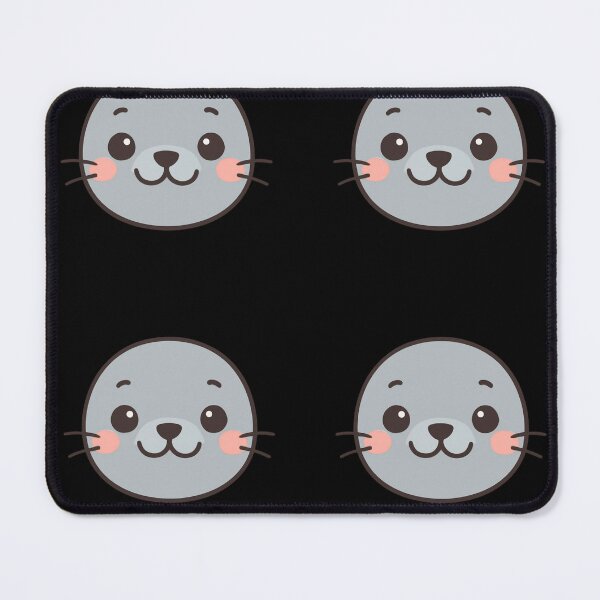 Item preview, Cute Harbor Seals content smile designed and sold by DamioPolArt.