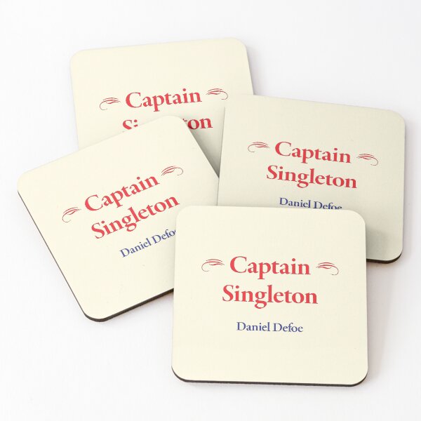 Item preview, Daniel Defoe, Captain Singleton, English Novelist, Classic Literature designed and sold by CharlottePlaceArt.