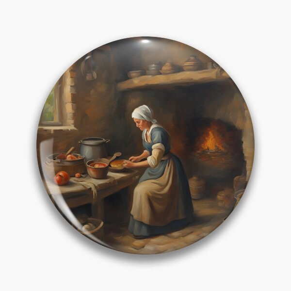 Item preview, Woman in Country Kitchen designed and sold by Diclebaybas.