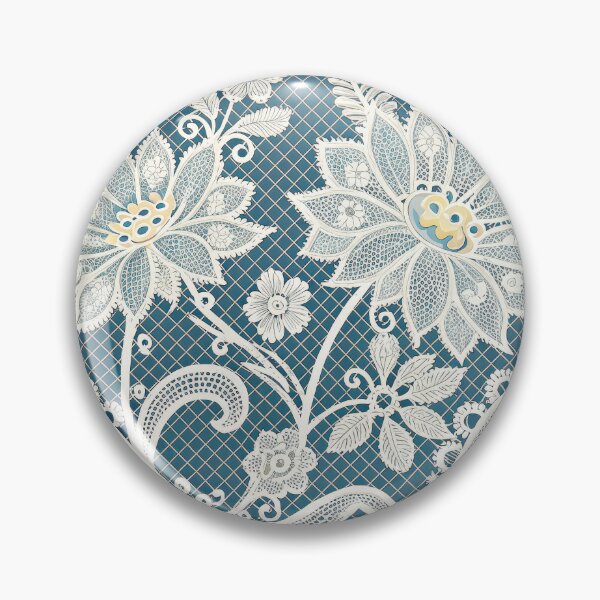 Item preview, Elegant Seamless Teal Lace Floral Pattern. designed and sold by RGShirtWorks.