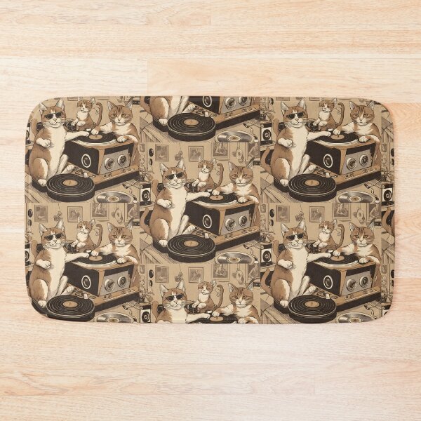 Item preview, Cool Cats DJing designed and sold by Diclebaybas.
