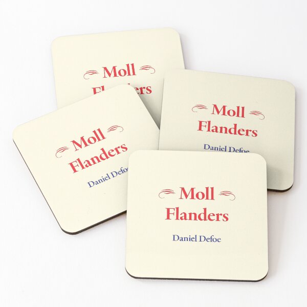 Item preview, Daniel Defoe, Moll Flanders, English Novelist, Classic Literature designed and sold by CharlottePlaceArt.