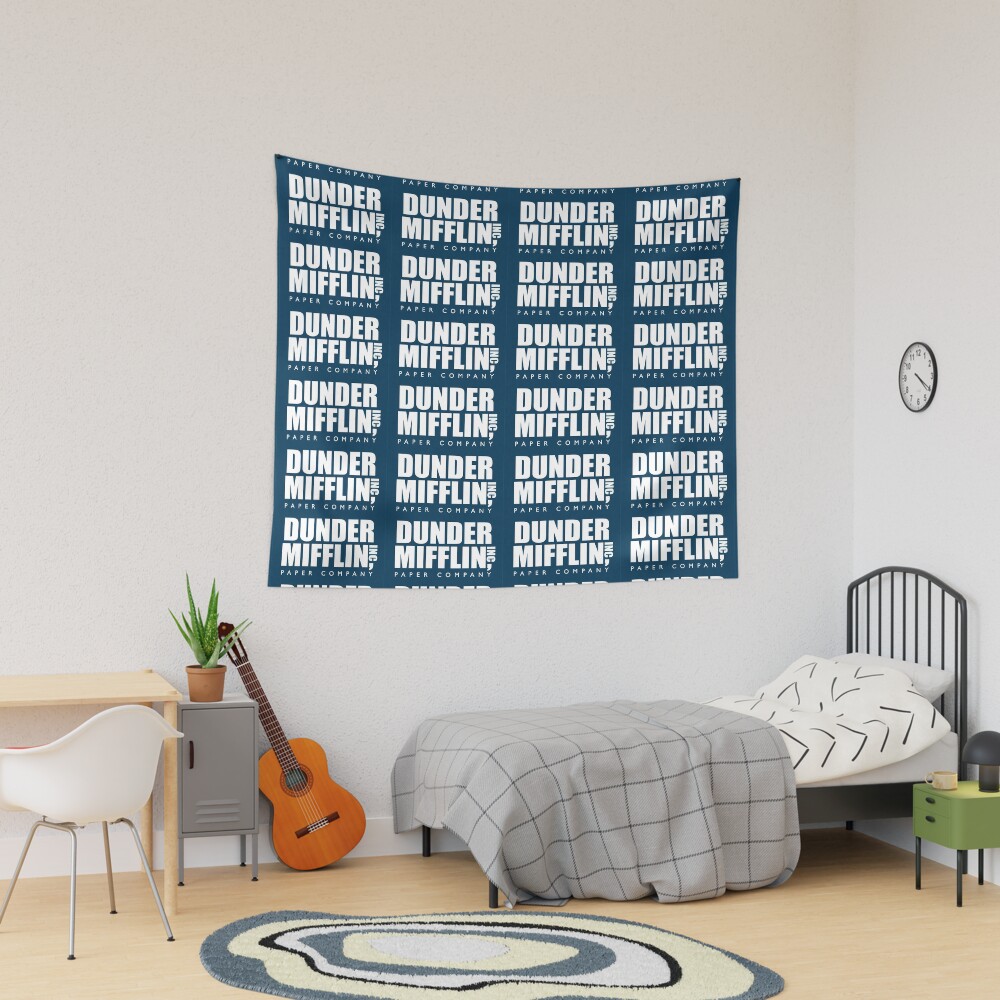 Dunder Mifflin Logo Tapestry