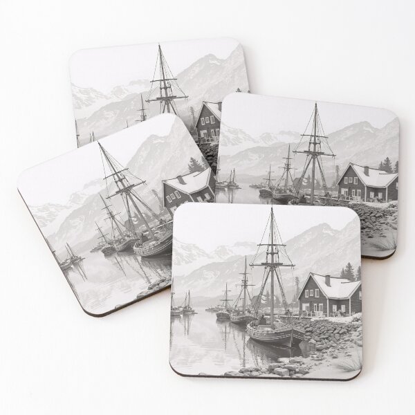 Item preview, Winter Harbor Serenity designed and sold by Arcadia World.