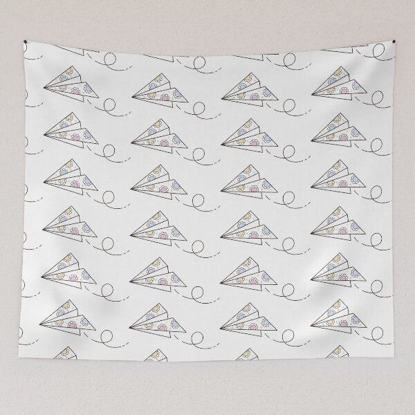 Item preview, Paper airplane - Floral airplane design designed and sold by Julza Art.
