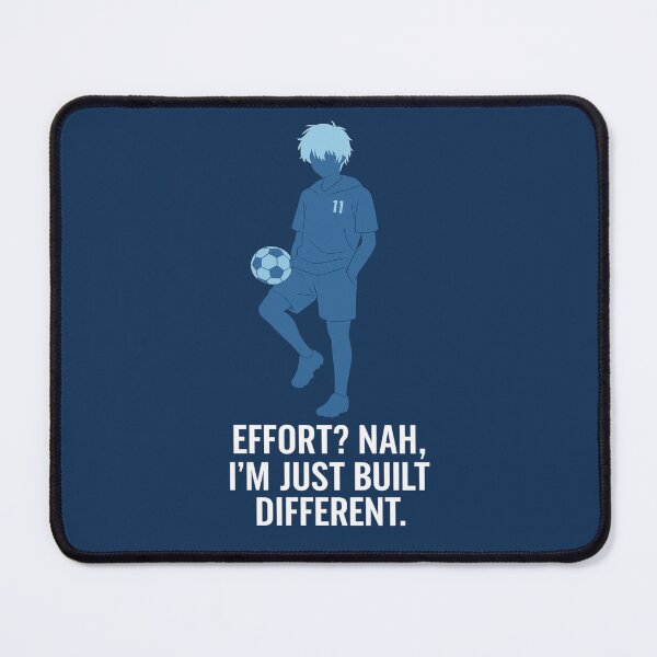 Item preview, Built Different – Minimalist Cool Soccer Silhouette designed and sold by Lyan ID.