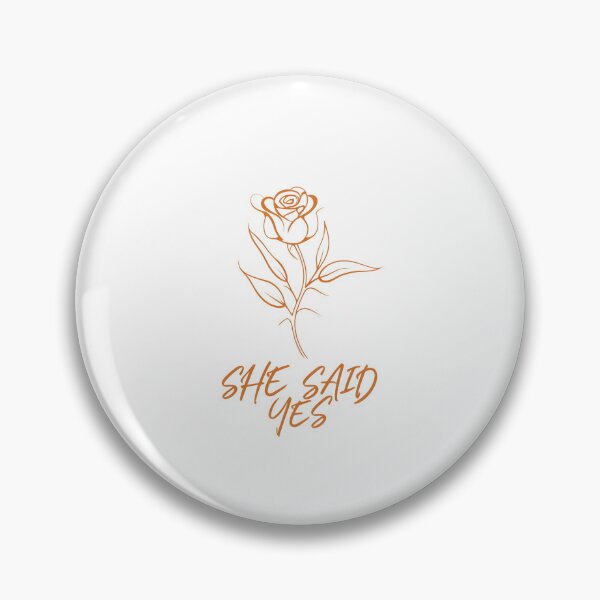 Item preview, She Said Yes – Engagement Announcement Print designed and sold by GoxyVision.