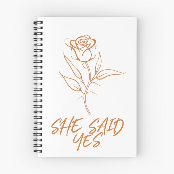 Item preview, She Said Yes – Engagement Announcement Print designed and sold by GoxyVision.