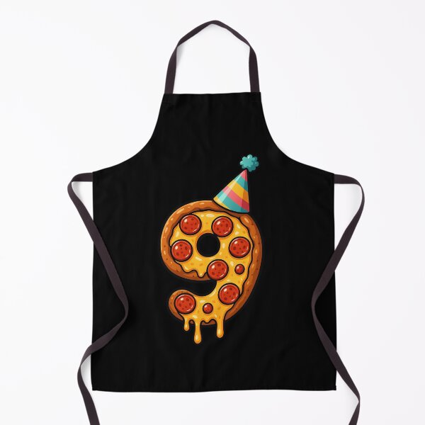 Item preview, Pizza 9th Birthday 9 Years Old Food Lover Happy Bday Men Women designed and sold by rafaeltto.